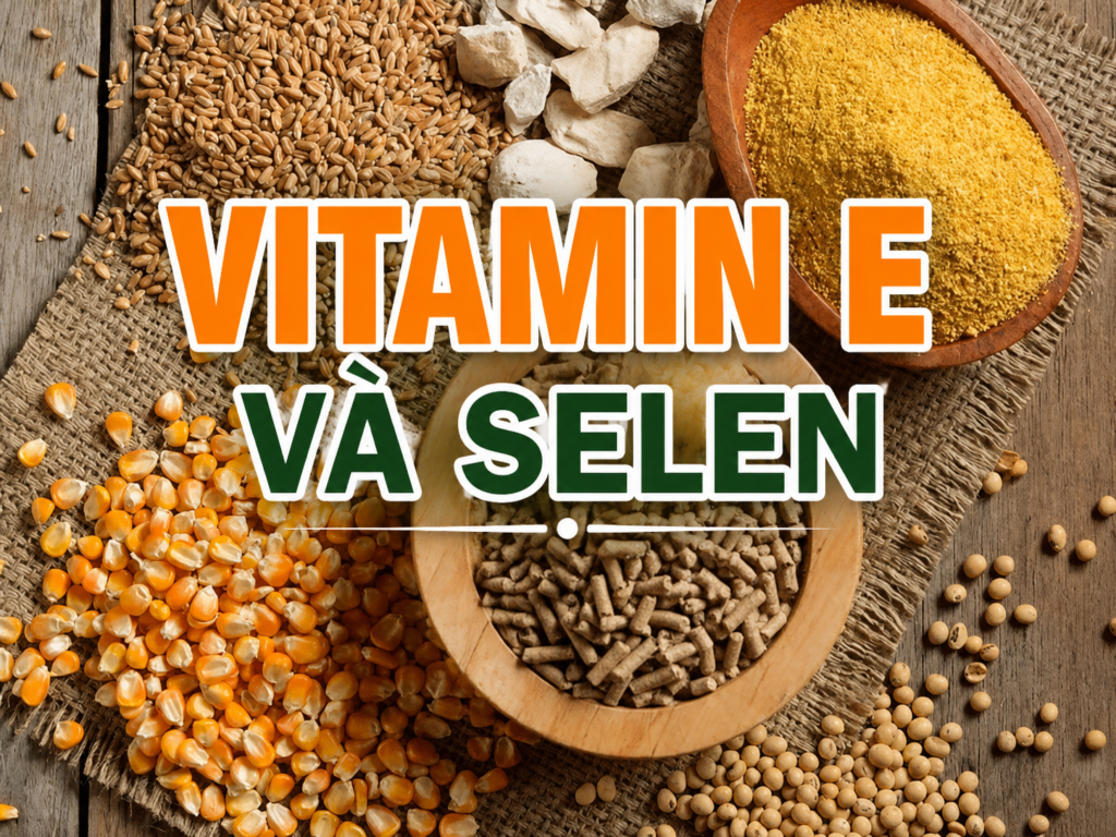 Vitamin E và Selen trong dinh dưỡng vật nuôi
Premix vitamin khoáng bổ sung cho vật nuôi
Vi chất dinh dưỡng trong thức ăn chăn nuôi